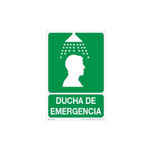 Ducha emergencia pvc