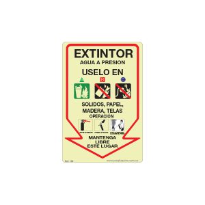 Extintor agua