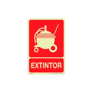 Extintor fotoluminiciente