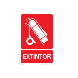 Extintor portable pvc
