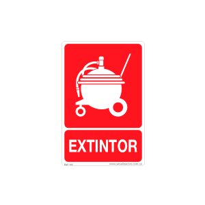 Extintor satelite pvc