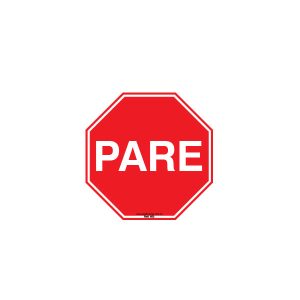 Señal vial de Pare