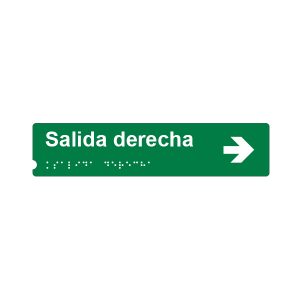Salida der braile