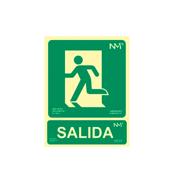 Salida izquierda subiendo