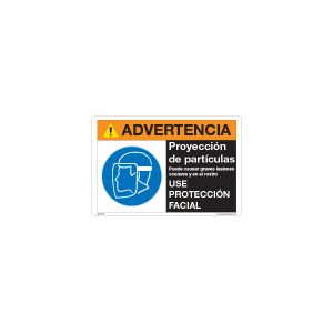 Uso de proteccion facial