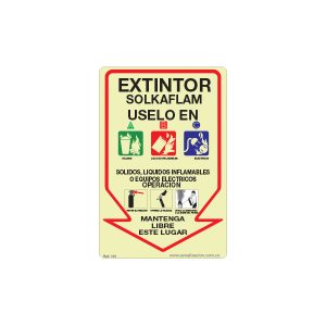 EXTINTOR SOLKAFLAM FOTOLUMINISCENTE