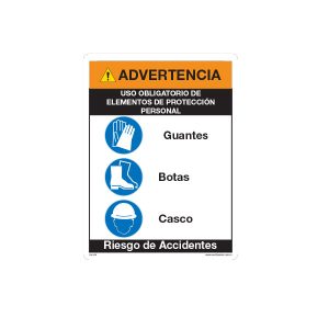 USE  GUANTES, BOTAS Y CASCO