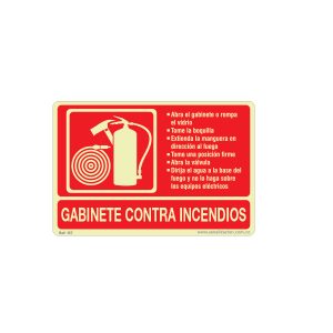 INSTRUCTIVO GABINETE CONTRA INCENDIO FOTOLUMINISCENTE