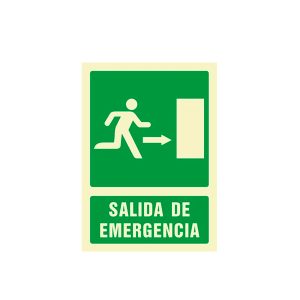SALIDA DE EMERGENCIA FOTOLUMINISCENTE