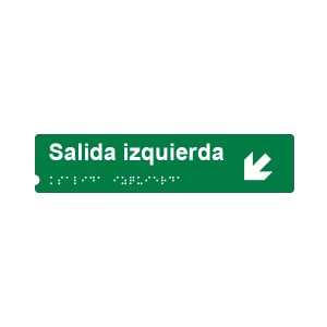 SALIDA IZQUIERDA BAJANDO RAFTER BRAILLE