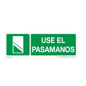 USE EL PASAMANOS  PVC