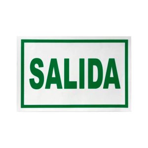 Señal fotoluminiscente de salida