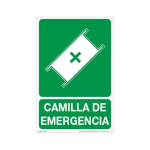Camilla emergencia pvc 2