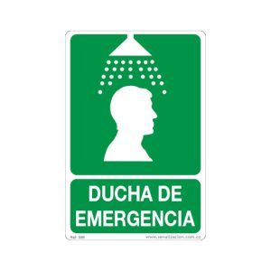 Ducha emergencia pvc