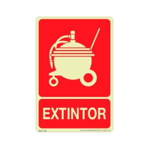 Extintor fotoluminiciente
