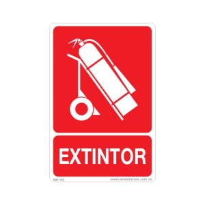Extintor portable pvc