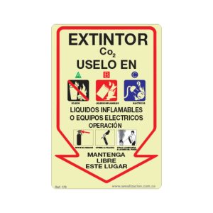 Extintor multi co2