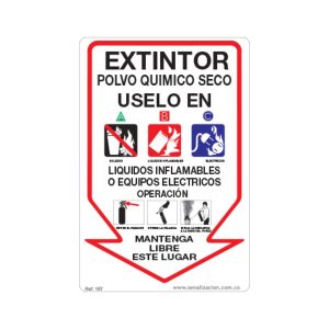 Extintor multi seco pvc
