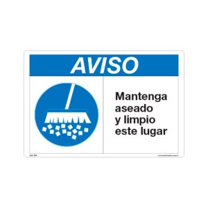 Mantenga aseado