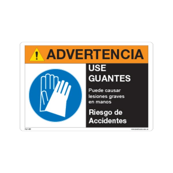 Uso de guantes
