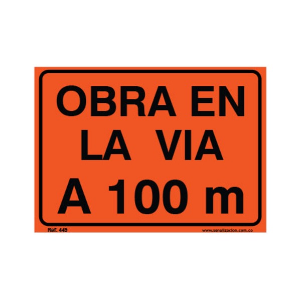 Obra en la via