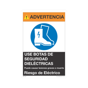 USO DE BOTAS dieléctricas - señalización Bogotá