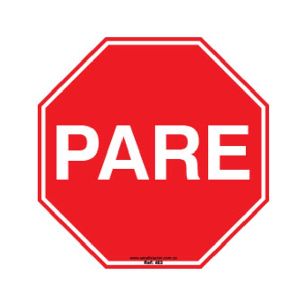 Señal vial de Pare