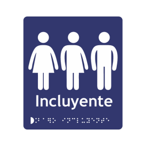 BAÑO INCLUYENTE + BRAILLE - señalización Bogotá