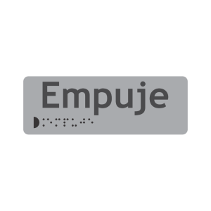 EMPUJE + BRAILLE - señalización Bogotá